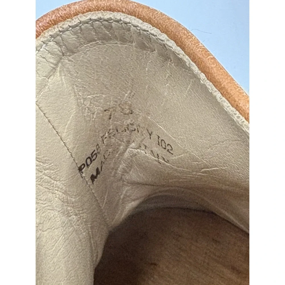Coach Felicity Signature C Clog Mules Women's 7 Wood Heels Made Italy P058 G02